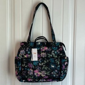 LUG Bloom Black Soprano tote bag purse